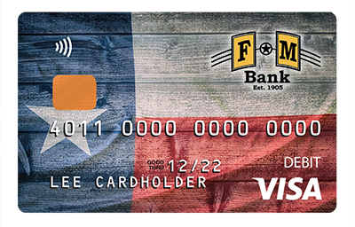 Texas Flag Card